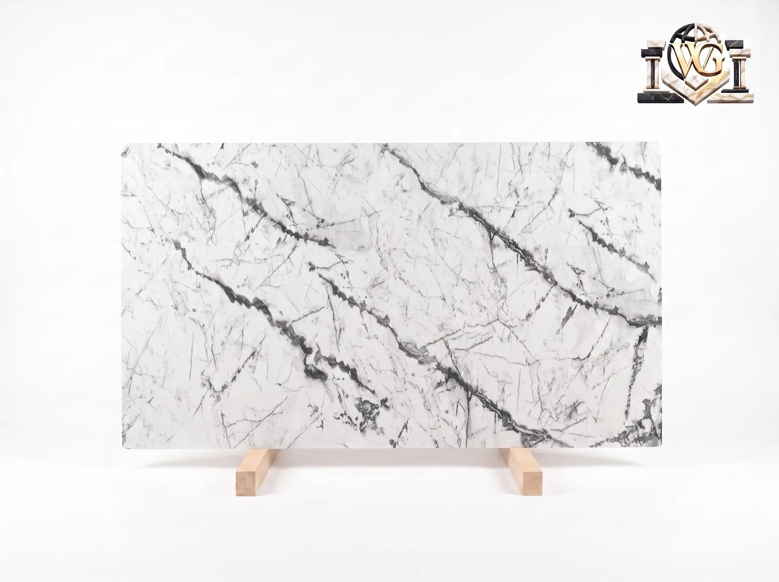 Invisible White — The full slab