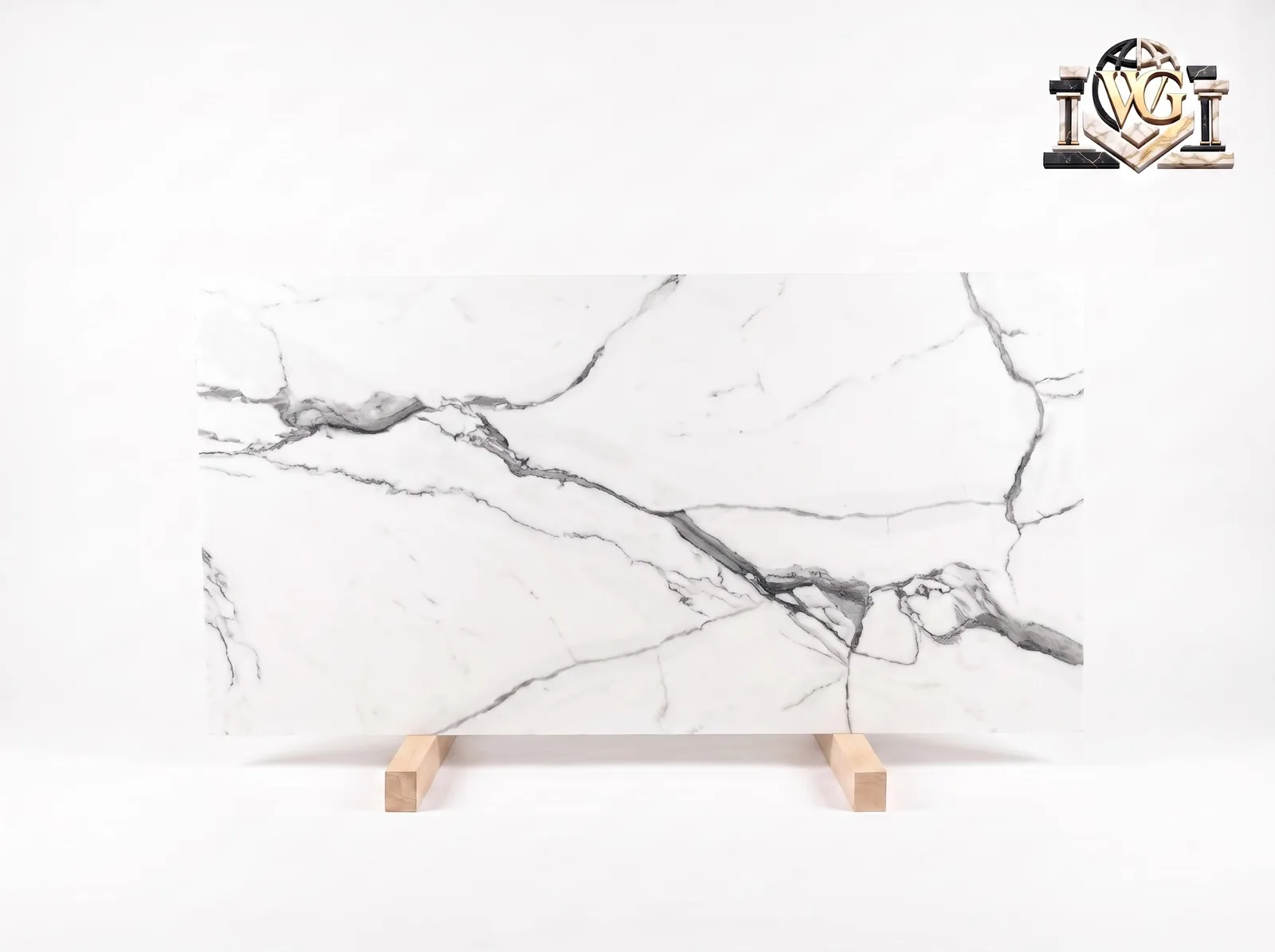 Invisible White — The full slab