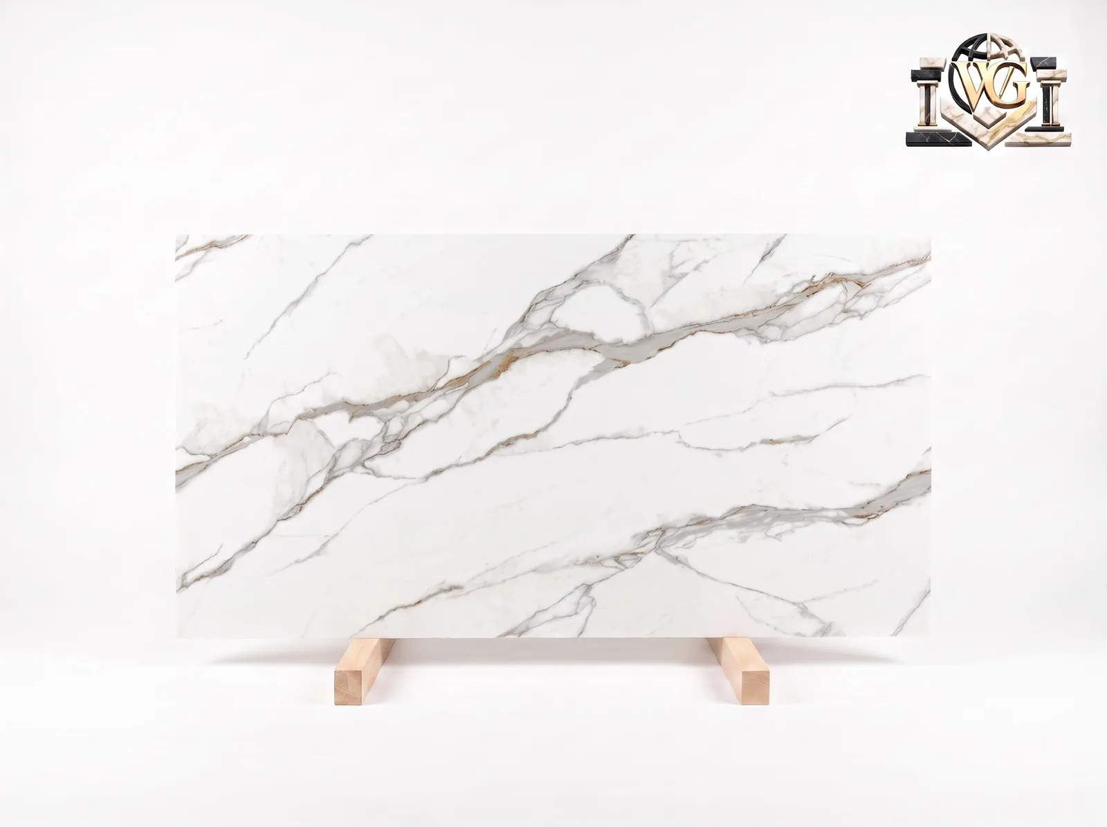 Statuario Ice — The full slab