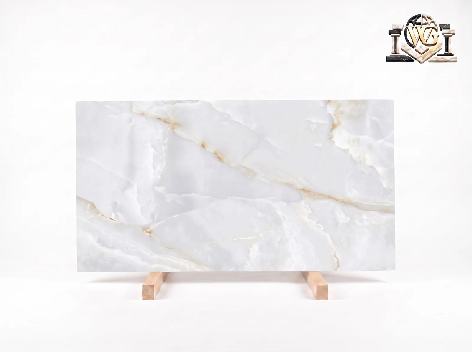 White Onyx — The full slab
